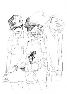 松本大洋　直筆イラスト&サインカード　IKKI10周年イベント　Sunny 松本大洋が古巣に帰還、IKKI10周年記念連載が次号始動