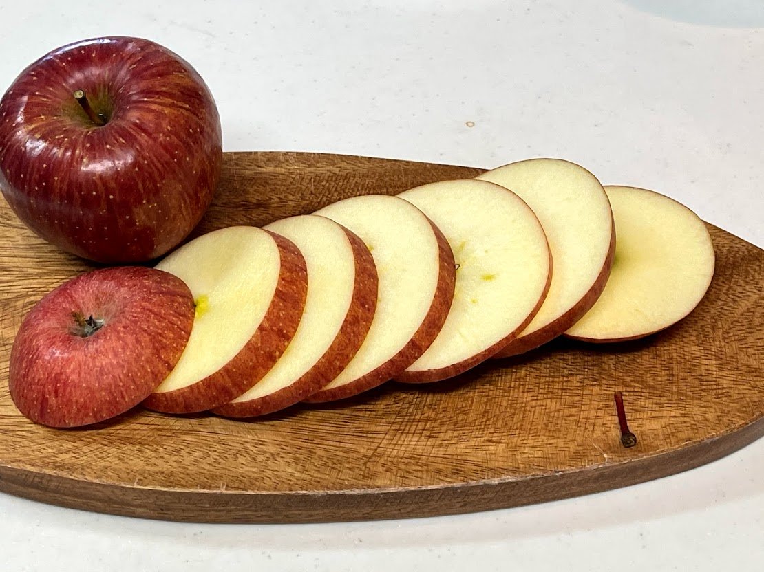 リンゴの剥き方新ジャンル スターカット が超絶時短というので今までの剥き方とどれだけ違うのか検証してみた ニコニコニュース