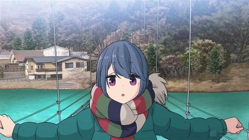 つり橋で揺れる志摩リンに ゆれ こわい コメント溢れる ゆるキャン ニコニコニュース