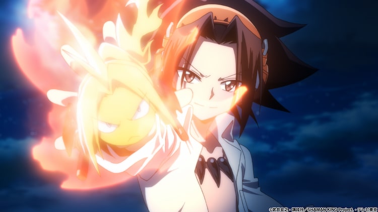 アニメ Shaman King 第1話の場面カット公開 葉が阿弥陀丸と木刀の竜に挑む ニコニコニュース