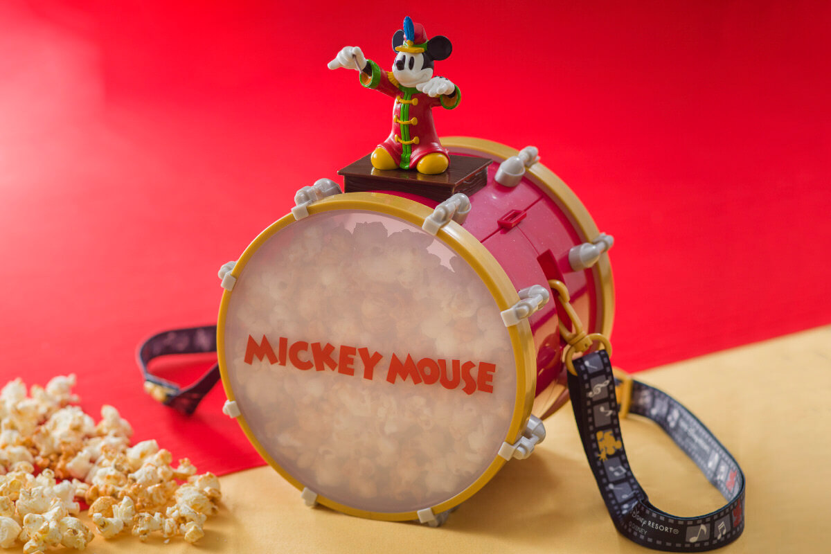 大きなドラム型の ミッキーの大演奏会 デザイン 東京ディズニーリゾート ポップコーンバケット ニコニコニュース