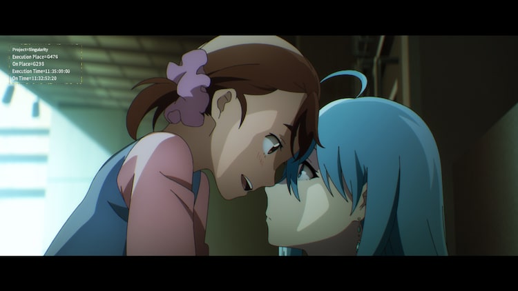 Vivy 第1話 少女と額を合わせるヴィヴィの姿など切り取った場面カット4点 ニコニコニュース