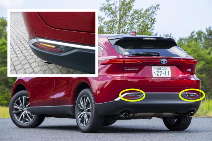 後続車からは 見えにくい との声 新型ハリアーの リヤウインカー 位置が 低い ワケ ニコニコニュース