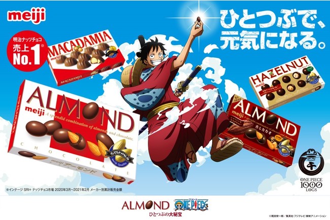 ナッツチョコレート売上no 1の 明治ナッツチョコシリーズ と大人気アニメ One ニコニコニュース