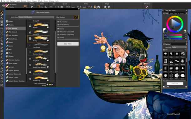 デジタルペイントソフトウェアpainterの最新版painter 22を発表 ニコニコニュース