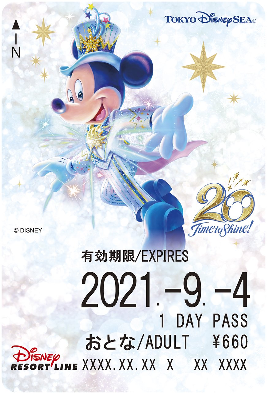 東京ディズニーシー周年 タイム トゥ シャイン デザイン ディズニーリゾートライン フリーきっぷ ニコニコニュース